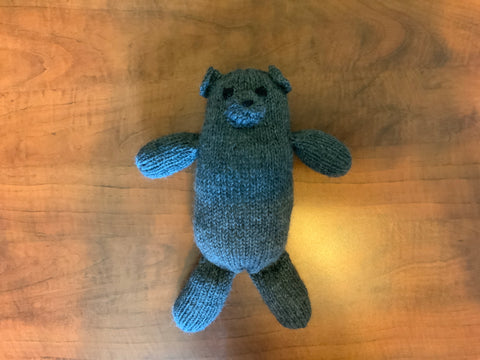 Stuffed Animal - Knit Bear